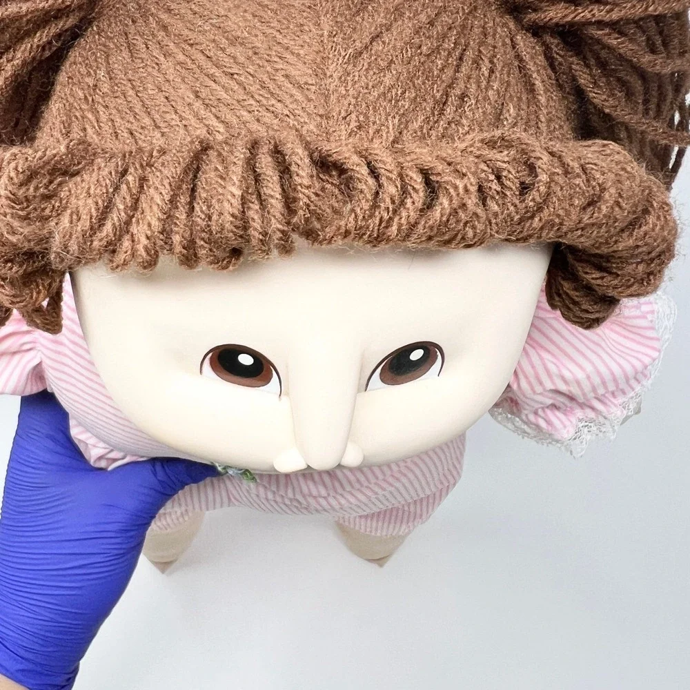 Vintage 1984 Martha Nelson Thomas Original Doll Baby‎ Brown Hair Pink Outfit 16